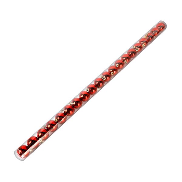 Kit Bolas de Natal Le Vermelho 4cm com 20 Unidades