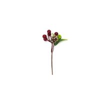 Enfeite de Natal Pick Frutos e Pinha Le 21cm