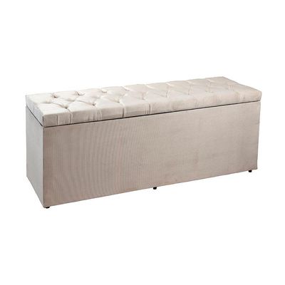 Recamier Baú 1,60M Madrid Suede Bege