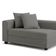 Recamier Divã Aspen 1,60m Corino Grafite - Inova Decorações