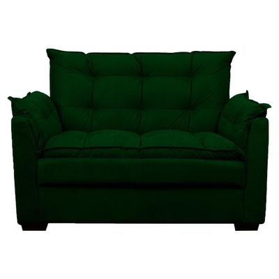Sofá Confortável 1,40 Pequeno Compacto Small Verde