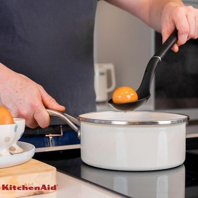 Jogo Colher Perfurada E Sólida Multiuso Preto Kitchenaid