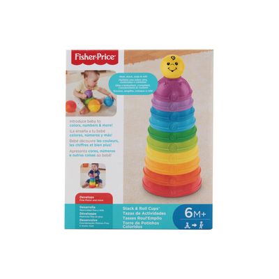 Torre de Potinhos Coloridos Fisher Price
