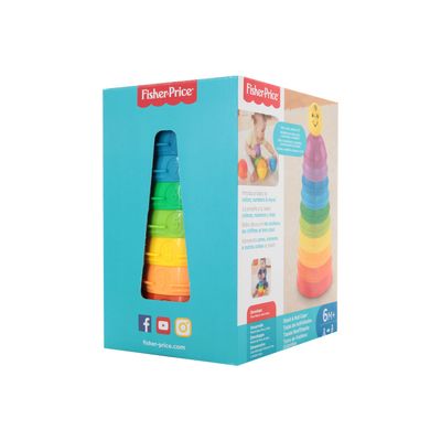 Torre de Potinhos Coloridos Fisher Price
