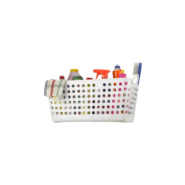 Cesto Arthi Plástico Retangular Flexível Branco 22L Cesto Arthi Plástico Retangular Flexível Branco 22L