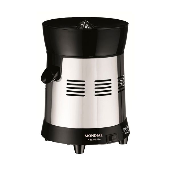 Extrator de Frutas Mondial Premium Turbo E-10 1,0L Preto 250W - Bivolt Extrator de Frutas Mondial Premium Turbo E-10 1,0L Preto 250W - Bivolt
