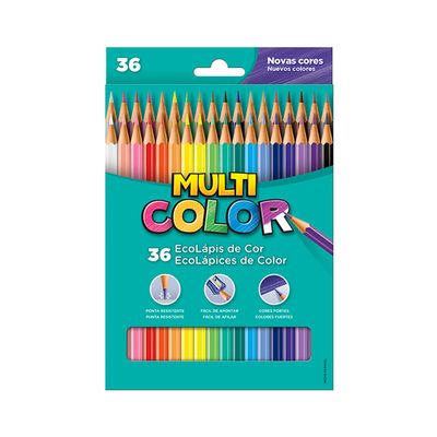 Lápis de Cor Faber-Castell Multicolor Super 36 Cores