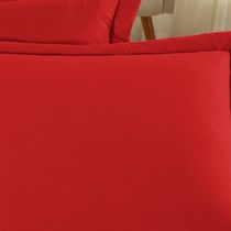 Porta Travesseiro Matelado Nobre 1 Peça Malha 100% Algodão - Vermelho