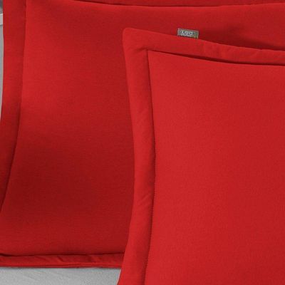 Porta Travesseiro Matelado Nobre 1 Peça Malha 100% Algodão - Vermelho