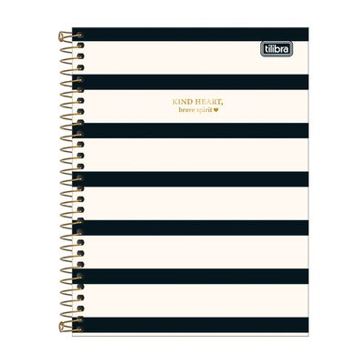 Caderno Colegial Tilibra Espiral Capa Dura West Village 1 Matéria Capas Diversas - Item Sortido