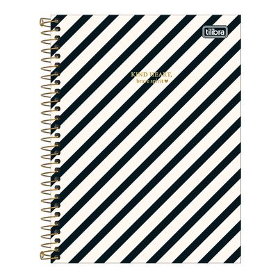 Caderno Colegial Tilibra Espiral Capa Dura West Village 1 Matéria Capas Diversas - Item Sortido