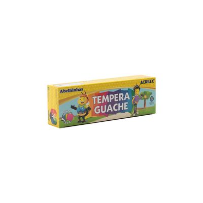 Tinta Guache Acrilex com 12 Cores 15ml