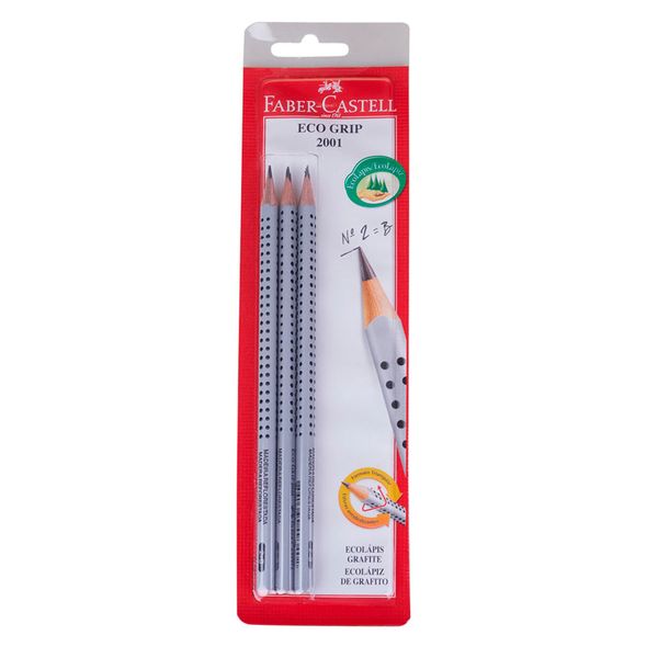 Lapis Grafite Eco Grip C3 Cz Sm2001B FaberCastell