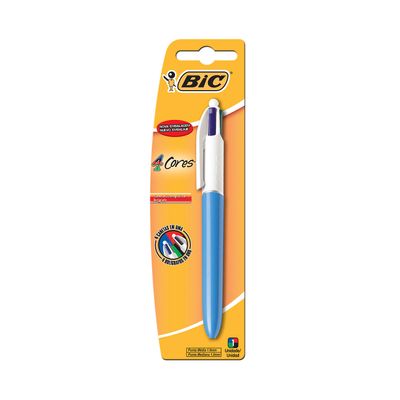 Caneta Esferográfica Bic 4 Cores 1.0mm Basic