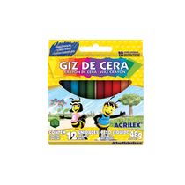 Giz Cera Acrilex Regular com 12 Cores 48g