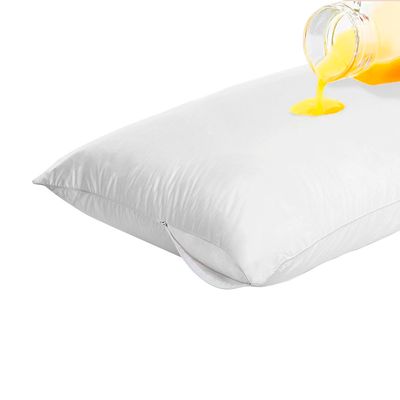 Capa para Fronha de Travesseiro Impermeável Vida Pratika Branco