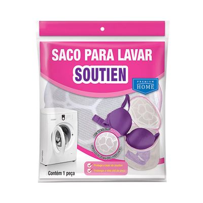 Saco para Lavar Soutien com Bojo Plast Leo