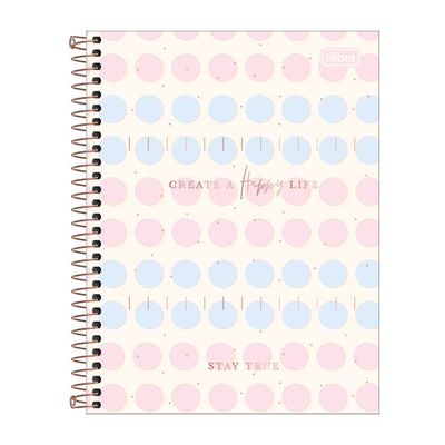 Caderno Colegial Tilibra Espiral Capa Dura Soho 1 Matéria Capas Diversas - Item Sortido