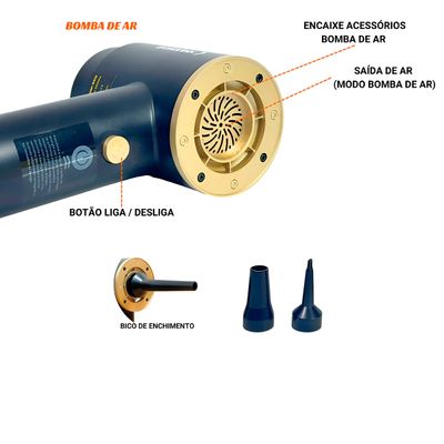 Aspirador 3 em 1 Portátil BOM-8919