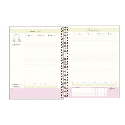 Agenda Planner Tilibra Espiral Soho Capas Diversas - Item Sortido