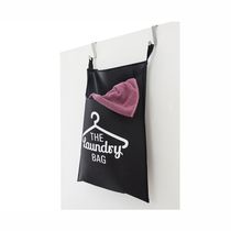 Cesto para Porta Secalux Laundry Redondo com Alças Preto