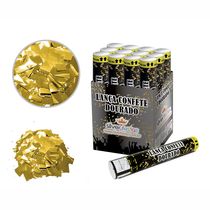 Lança Confete Silver Dourado 30cm