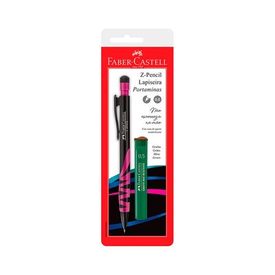 Lapiseira Faber-Castell Z-Pencil Mix 0.5mm com Mina Refil 0.5mm - Item Sortido