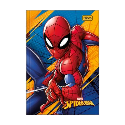 Caderno Brochura Tilibra Capa Dura 1/4 Spider-Man Capas Diversas - Item Sortido