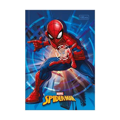 Caderno Brochura Tilibra Capa Dura 1/4 Spider-Man Capas Diversas - Item Sortido