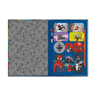 Caderno Brochura Tilibra Capa Dura 1/4 Spider-Man Capas Diversas - Item Sortido