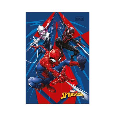 Caderno Brochura Tilibra Capa Dura 1/4 Spider-Man Capas Diversas - Item Sortido