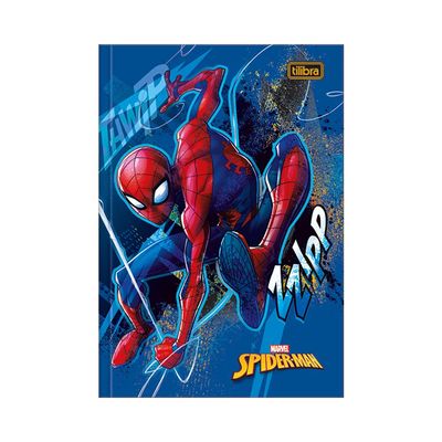 Caderno Brochura Tilibra Capa Dura 1/4 Spider-Man Capas Diversas - Item Sortido