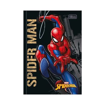 Caderno Brochura Tilibra Capa Dura 1/4 Spider-Man Capas Diversas - Item Sortido