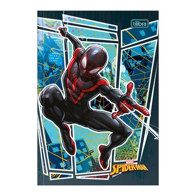 Caderno Brochura Tilibra Capa Dura 1/4 Spider-Man Capas Diversas - Item Sortido