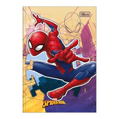 Caderno Brochura Tilibra Capa Dura 1/4 Spider-Man Capas Diversas - Item Sortido
