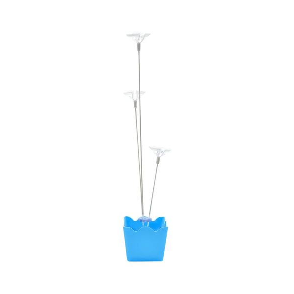 Suporte para Balões Produfest com 3 Hastes Azul Bebê