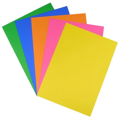 Bloco Criativo Usapel Neon A4 com 25 Folhas em 5 Cores 210x297mm 120g
