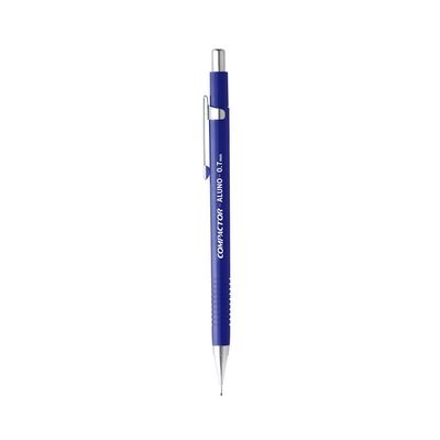 Lapiseira Compactor Aluno Azul 0.7mm com Mina Refil 0.7mm