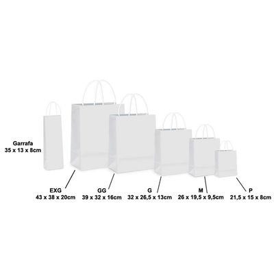 Sacola Papel Cromus Kraft 32cmx26,5cmx13cm