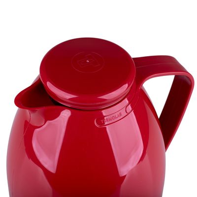 Bule Térmico Termolar Luna Plástico com Infusor Vermelho 1L