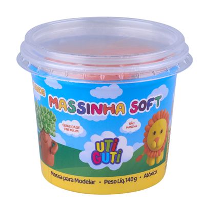 Massa de Modelar Canson Soft Utiguti Base de Amido Laranja 140g