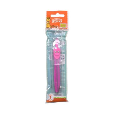 Compasso Escolar Leonora Neon Ferver Color