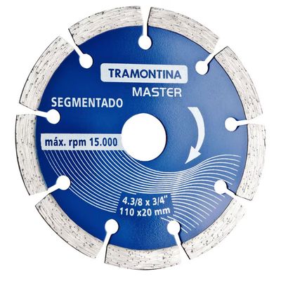 Disco de Corte Diamantado Tramontina Segmentado 438 Aço Inox