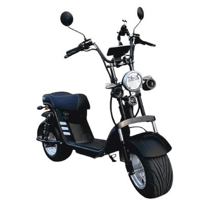 MOTONETA ELÉTRICA HARLEY 16 FAN PRETA - MONTADA