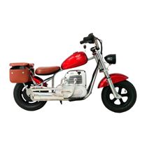 MOTONETA ELÉTRICA HARLEY BABY VERMELHA - MONTADA