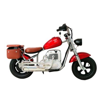 MOTONETA ELÉTRICA HARLEY BABY VERMELHA - MONTADA