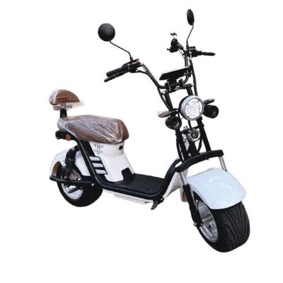 MOTONETA ELÉTRICA HARLEY 16 FAN BRANCA MONTADA