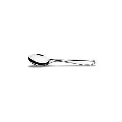 Conjunto de Colheres de Sobremesa Brinox Lyon 12 Peças Polido com Friso Inox Prata