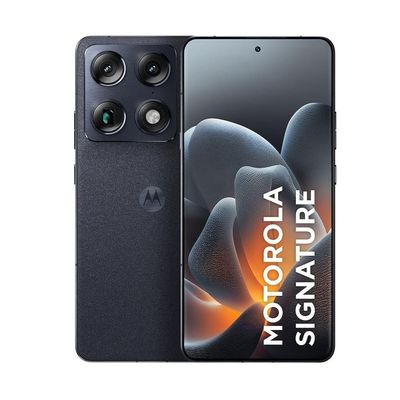 Smartphone Motorola Signature 6.8 512GB 5G 165Hz Câmera Tripla 50MP Preto
