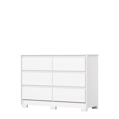 Cômoda 6 Gavetas Layla Casa 812 Branco